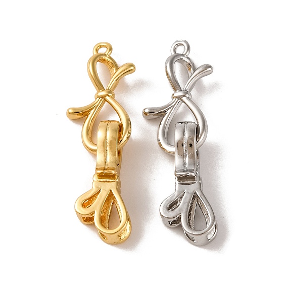 Латунь раз по сравнению с застежками, без кадмия, без никеля и без свинца, бантом