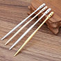 Ancient Style Iron Hair Stick Finding, for DIY Jewelry Accessories