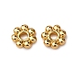 Brass Spacer Beads, Nickel Free, Rack Plating, Flower