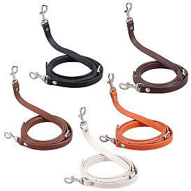 5шт 5 цвета pu кожаный плечевой ремень, с поворотными застежками сплава, для замены ремней для мешков, платина