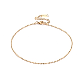 Вакуумное покрытие pvd 304 браслеты из нержавеющей стали с шариками, с 304 фурнитурой из нержавеющей стали