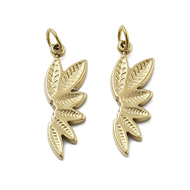 304 подвески из нержавеющей стали, ионное покрытие (ip), лист прелести, с целью перехода в кольце