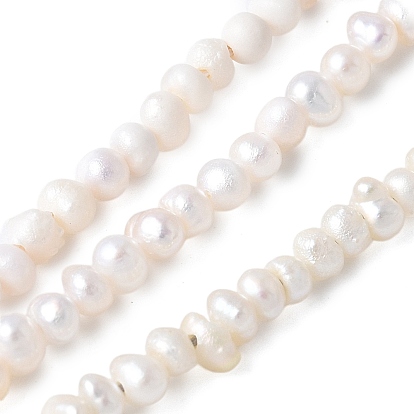 Нити из натурального культивированного пресноводного жемчуга, картофель