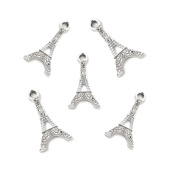 Подвески из сплава и страза, платиновые подвески с Эйфелевой башней