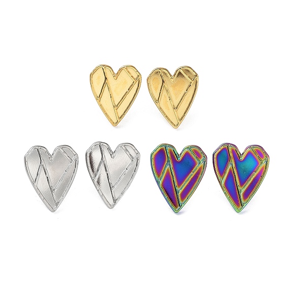 304 Выводы серьги из нержавеющей стали шпилька, серьги настройки, сердце