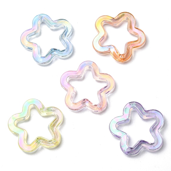 Прозрачные акриловые подвески, звезда