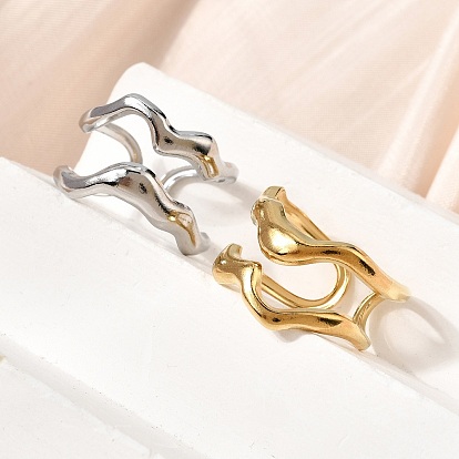 304 открытые кольца манжеты из нержавеющей стали, волна