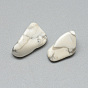 Natural Howlite Beads, No Hole/Undrilled, Chip