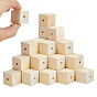 Деревянные бусины, кубические
