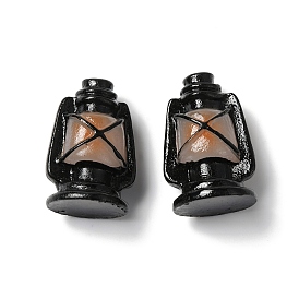 Resin Mini Lantern Ornament, for Home Office Desktop Decoration