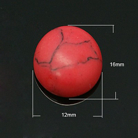 Кабошоны из камня, овальные, 16x12x5~5.5 мм