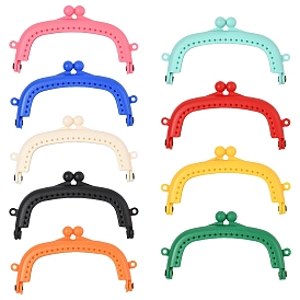 9шт 9 цвета АБС пластик кошелек ручка рамка, Для пошива сумки