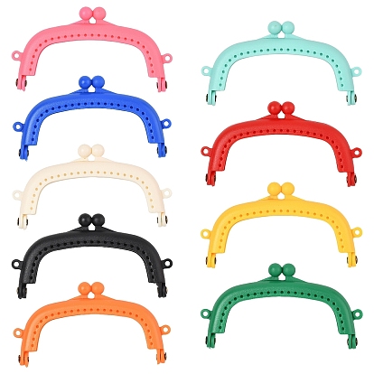 9шт 9 цвета АБС пластик кошелек ручка рамка, Для пошива сумки