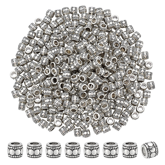 350 бусины из сплава в тибетском стиле, колонка