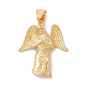304 pendentif en acier inoxydable, Jésus avec des ailes