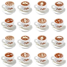 64 шт. 9 стили миниатюрные украшения, тарелка и кофе, аксессуары для домашнего кукольного домика с микро-ландшафтом, притворяясь опорными украшениями