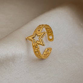 Звезда 304 открытые кольца манжеты из нержавеющей стали