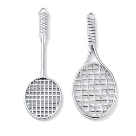 Alloy Big Pendants, Badminton Rackets Shapes