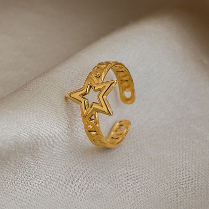 Звезда 304 открытые кольца манжеты из нержавеющей стали