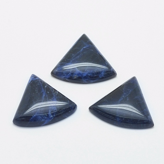 Natural Sodalite Cabochons, Triangle