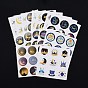 Lesser Bairam Theme Paper Stickers, Self Adhesive Round Sticker Labels, for Envelopes, Bubble Mailers and Bags