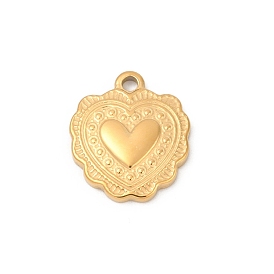 304 подвески из нержавеющей стали, сердце прелести, ионное покрытие (ip)