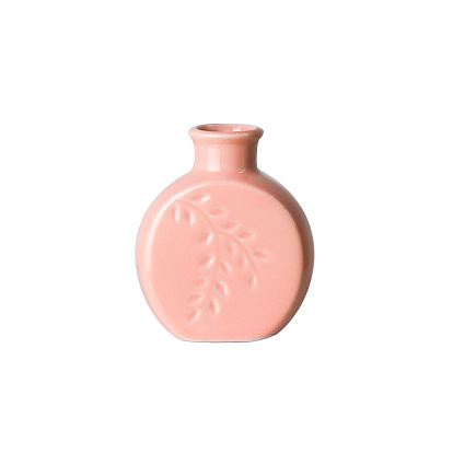 Jarrón cerámica rosa mini