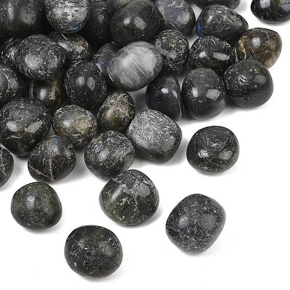 Perles naturelles de labradorite, pierre tombée, nuggets, pas de trous / non percés, Pierres précieuses pour remplir les vases/non percées, gemmes de remplissage de vase
