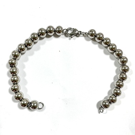 Armband Zeug, 202 mit Edelstahlkugeln, 304 Edelstahlkabelketten und Karabinerverschlüsse