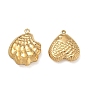 304 Stainless Steel Pendants, Shell Shape/Heart Fish Charms