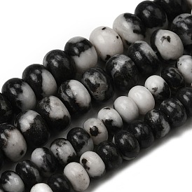 Природные зебры яшмы бисер нитей, рондель