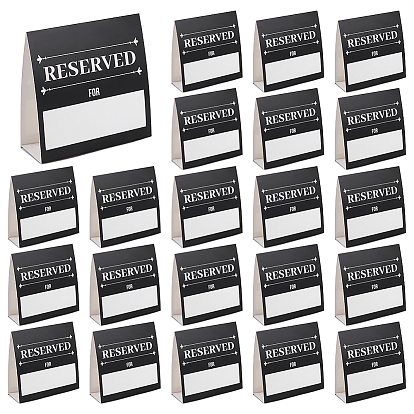 70шт. бумажные таблички для зарезервированных столиков в отеле или ресторане, настольные карточки для рассадки гостей