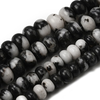 Природные зебры яшмы бисер нитей, рондель