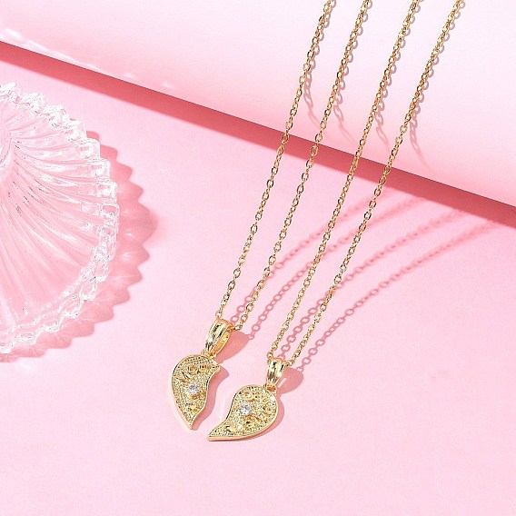 Подвеска в виде сердца с прозрачными кубическими циркониями в стиле «День матери» для женщин ко Дню матери.
