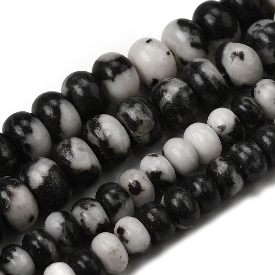 Природные зебры яшмы бисер нитей, рондель
