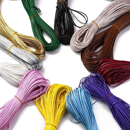 Шнур из искусственной кожи, плоский, для изготовления ювелирных изделий DIY