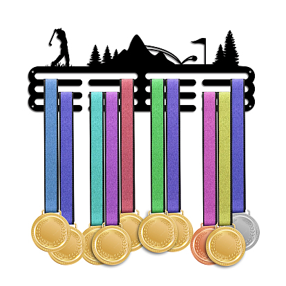 Модная железная вешалка для медалей, настенная стойка для дисплея, с винтами