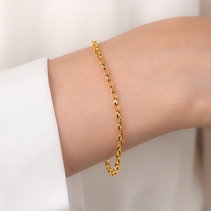 Minimalist 925 Sterling Silver Cable Chain Bracelets for Women