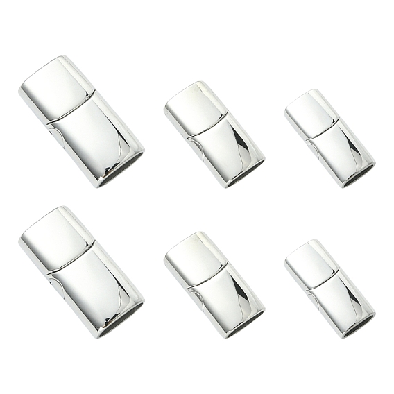 6 шт. 3 варианты исполнения 304 магнитные застежки из нержавеющей стали с приклеиваемыми концами, прямоугольные