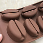 DIY Coffee Bean Shape Food Grade Silicone Molds, Baking Cake Pans, 7 Cavities