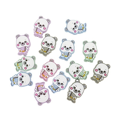 Bear Food Grade Eco-Friendly Silicone Focal Beads