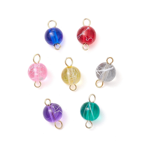 Волочильный станок прозрачный стеклянный круглый соединительный элемент подвески, с 304 петлями из нержавеющей стали, золотые