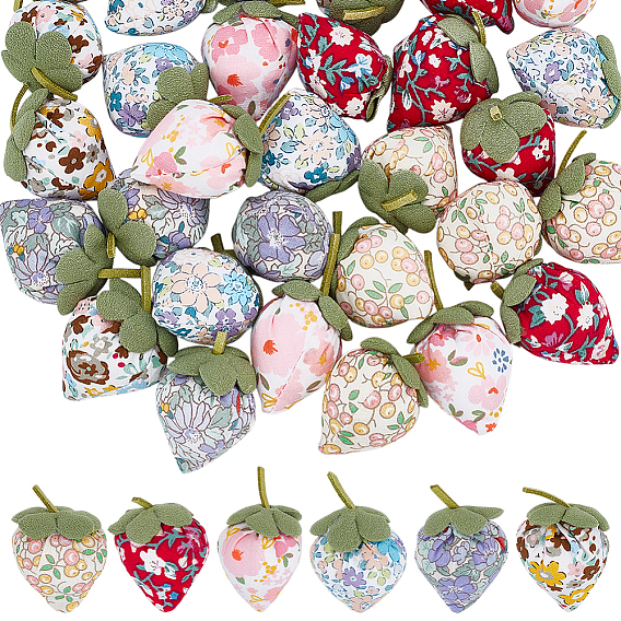 30 шт. 6 цвета кутон клубника аксессуары для костюма