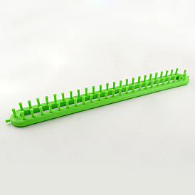 Plastic Spool Knitting Loom for Yarn Cord Knitter, 465x50x30mm
