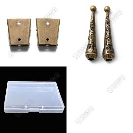 Kit de fabrication de cravate bolo en alliage, bricolage