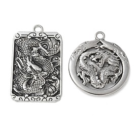 Сплавочные подвески тибетского стиля, прелести дракона