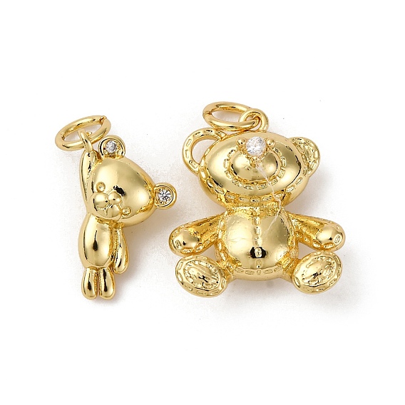 Латунные микро проложить кубического циркония подвески, нести прелести, долговечный, без кадмия и без свинца, стойки покрытие, с целью перехода в кольце