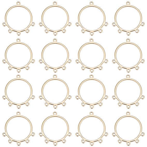 16шт латунные звенья компонентов люстры, кольцо