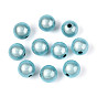 Непрозрачные акриловые бусины, окрашенные распылением, круглые