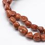 Synthétiques perles goldstone brins, nuggets